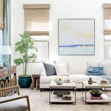 These tables come in a stylish chrome finish, while the table tops are mirrored. Two Coffee Tables Design Ideas