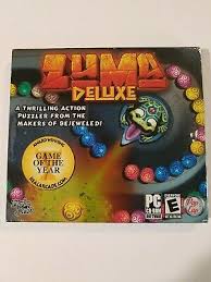 Juego estilo zuma pero con limones de colores, tendrás que hacer puntería con el cañón y conseguir unir un mínimo de tres del mismo color para que. Zuma Deluxe Tapa Mumbo Jumbo Pop Pc Cd Rom Video Juego De Computadora Ebay