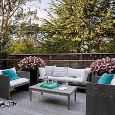 Vidaxl 6 piece garden lounge set w/ cushions poly rattan gray home outdoor. Gray Wicker Outdoor Furniture Design Ideas
