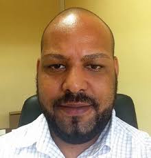 THIERRY JEAN-CHARLES, président de la section escrime de l'OMVACS de  Pointe-Noire. Organisateur de la Coupe de Pointe-Noire. « Mélody, notre  tête d'affiche »