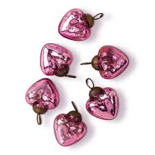 Check spelling or type a new query. 6 Pack 1 5 Inch Pink Cora Mercury Glass Heart Ornaments Christmas Tree Decoration On Sale Now
