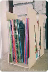 If you love magazines so much so that you're always in the magazine aisle checking out the latest issues to buy, the you should definitely treat yourself to your very own magazine rack. Diy Magazine Rack Easy Step By Step Craft Tutorial Magazine Rack Diy Diy Magazine Magazine Holders
