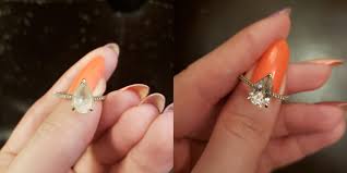 Gently brush the stone with the toothbrush, especially around the tines and under. My Engagement Ring Before And After Cleaning It With Dish Soap Mildlyinteresting