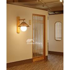Remember, a wall sconce is simply any lighting fixture mounted to a wall, rather than overhead. Retro Personality Craftsman Wall Sconce Wood Creative Nordic Restaurant Inn Bamboo Bedroom Chic