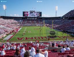 Gaylord Family Oklahoma Memorial Stadium Section 19 Seat