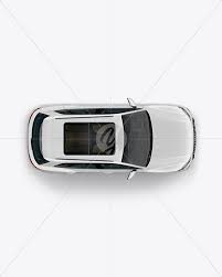 Download Crossover Suv Mockup Top View In Vehicle Mockups On Yellow Images Object Mockups PSD Mockup Templates