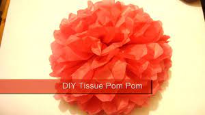 Tissue paper pom poms are a fun and easy way to decorate for any occasion. Tissue Pom Pom How To Make Paper Pom Poms Wedding Decor Youtube