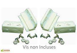 lot de 4 glissieres pour abris spacemaker arteflex