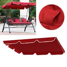 And that's fine because we realize you might not want to go back inside. 2 3 Seats Outdoor Swing Chair Top Cover Canopy Replacement For Porch Patio 77x49 Inch 75x52 Inch Walmart Com Walmart Com
