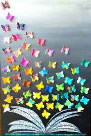 3rd Grade Lawton Auction Art Project Watercolor Butterflies On Acrylic Painted Canvas Class Art Projects Classroom Art Projects Art Auction Projects