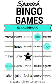 Spanish Calendar Bingo El Calendario 40 Printable Bingo Cards To Practice 35 Spanish Calendar Spanish Lessons For Kids Learning Spanish Learn Spanish Online