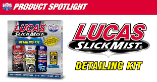 Each kit contains a 24 oz. Lucas Oil Slick Mist Detailing Kit