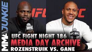 Montana de la rosa vs. Ufc Fight Night 186 Full Media Day Replay Youtube