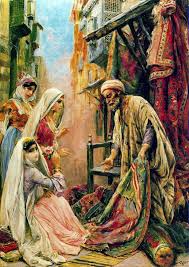 Fabio Fabbi Italian Painter 1861 1946 Venditore Ambulante Di Tappeti Arabian Art Turkish Art Islamic Art