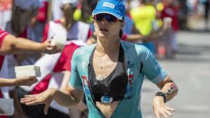 I understand it was long last year (185km) due to roadworks. Sarah True Collapses While Leading Ironman In Last Mile In 100 Degrees Olympictalk Nbc Sports