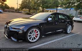 The rs6 avant is expected to earn 15 mpg in the city and 22 mpg on the highway, which is in line with what the e63 s and panamera turbo s sport turismo manage. U S Spec Audi Rs 6 Avant Spied In Orlando Audi Club North America