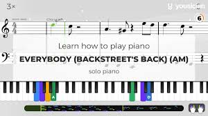 Click here for the best piano/keyboard course i've come across online. Learn How To Play Everybody Backstreet S Back Am On Piano Yousician