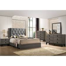 Furniture of america overstock hispania home ashley acme furniture see more. Roundhilll Furniturebrishland Rustic Cherry Queen Size 5 Piece Bedroom Set Cherry Queen 5 Piece Dailymail