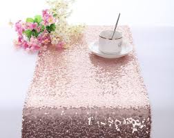 Sequin Table Runner Silver Grey Sparkle Table Runner Bling Etsy Rose Gold Table Runner Gold Table Runners Table Runners Wedding