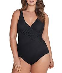 miraclesuit womens plus size solids oceanus one piece