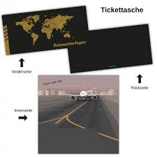 Das mit bloßem auge wie person a aussah. Flugticket Als Geschenk Gutschein Mit Tickettasche Kaufen