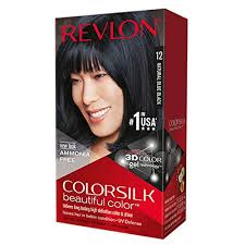 Revlon permanent hair colouring products. Amazon Com Revlon Colorsilk Beautiful Color Natural Blue Black 12 1 Ea Pack Of 6 Beauty