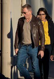 Daniel Craig Photostream Leather Jacket Real Leather Jacket Slim Fit Men