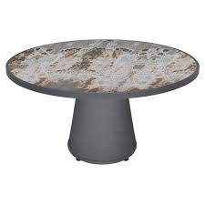 Aron round marble dining table is a timeless scandinavian inspired piece. Luxury Stone Top Outdoor Dining Tables Perigold