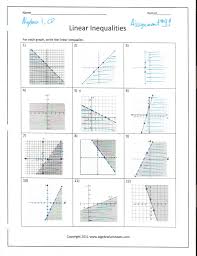 How to solve and graph linear inequalities on a number line, examples and step by step solutions examples, solutions, videos, worksheets, and lessons to help grade 8 students learn about solving and graphing linear graphing inequalities on a number line. S Y S T E M S O F I N E Q U A L I T I E S W O R K S H E E T A N S W E R S Zonealarm Results