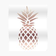 Ios 11, aura gold granite, apple, ipad pro, stock. Cute Rose Gold Pinapple Sticker By Kongsgart Redbubble