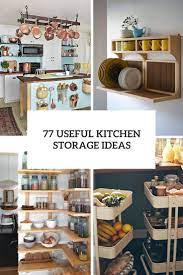 When you open one corner door, the other on its side won't be accessible. 77 Useful Kitchen Storage Ideas Digsdigs