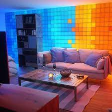 Nanoleaf Canvas Starter Kit Create Your Own Smart Lighting Masterpiece Worthpin Bedroom Gadgets Color Changing Lights Light Panels