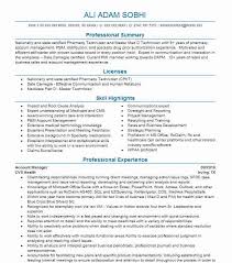 account manager resume examples