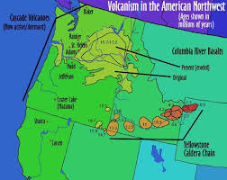 Idaho Yellowstone Volcano Map Yellowstone Volcano Craters Of The Moon