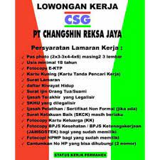 We did not find results for: Lowongan Kerja Pt Changshin Reksa Jaya Leles Garut
