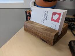 See more ideas about business card holders, wooden business card, card holder. Homemade Wood Business Card Holder Sassyhacksaws