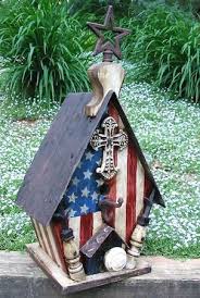 Sheet metal birdhouses tin clothing mens tops t shirt fashion outfits supreme t shirt. Thank A Veteran With Patriotic Decorative Bird Houses Unique Birdhouse Boutique