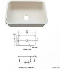 hi macs integrated sinks
