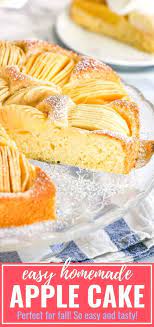 This Simple Apple Cake Is A Traditional German Dessert That Is So Easy To Make Even If You Aren T German Apple Cake Thanksgiving Food Desserts German Desserts