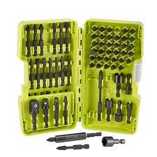 Efficient and safe, exactly what you need, isn't it? 68 Pc Impact Driving Kit Ryobi Tools