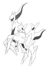 Kids are not exactly the same on the. Arceus Pokemon Sketch By Snowcyclonedragon On Deviantart