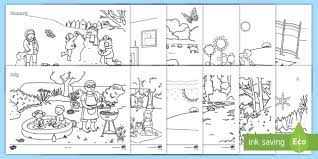 There are tons of great resources for free printable color pages online. Months Of The Year Colouring Pages Months Of The Year Activity Pack