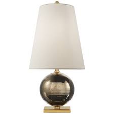 Corbin Mini Accent Lamp In Black Pearl With Cream Linen Shade 315 00 21 H X 10 75 W Mini Accent Lamps Lamp Accent Lamp