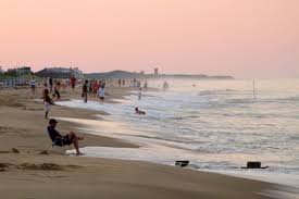A Sunset At Rehoboth Beach Delaware Rehoboth Beach Delaware Beach At Night Delaware Beaches