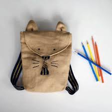 Patron numérique de sac à dos maternelle, en forme de hibou. Sac A Dos Pompon Patron Pdf Les Patronnes