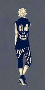 Anime Skull Boy Fashion Anime Guys Anime Boy Anime People