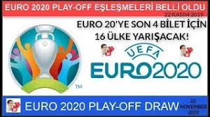2020'de oynanacak yarı final maçını kazanan takımlar, 31 mart 2020'de finalde karşılaşacak ve bu turu geçen 4 ülke, euro 2020 bileti alacak. Watch Uefa Euro 2020 7 Ve 8 Hafta Mac Sonuclar Puan Durumu 9 Ve 10 Hafta Program Euro20 Matchday 7 8 Fifa World Cup Countries Players News Videos Social Media Lifestyle