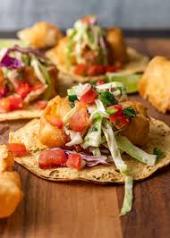 Best cod fish tacos is seasoned white fish layered with corn cabbage slaw and a creamy sauce how do you make cod fish tacos? Baja Style Battered Fish Tacos Video Kevin Is Cooking