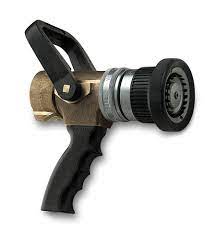 Sizes up to 2 1/2. 1 1 2 Industrial Turbojet Fire Hose Nozzle With Pistol Grip