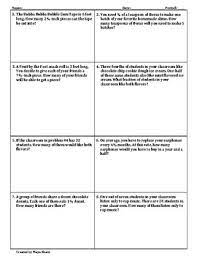 To encourage careful checking and thinking skills, each sheet includes one 'trick' question which is not a multiplication problem. Word Problems For Multiplying Dividing Fractions Worksheet By Maya Khalil